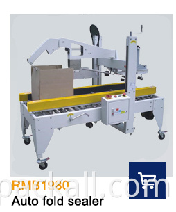 Adhesive belt sealing machine /price of carton box packing machine work with strapping machine